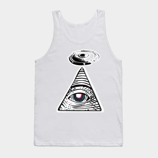 All Seeing Aliens Tank Top